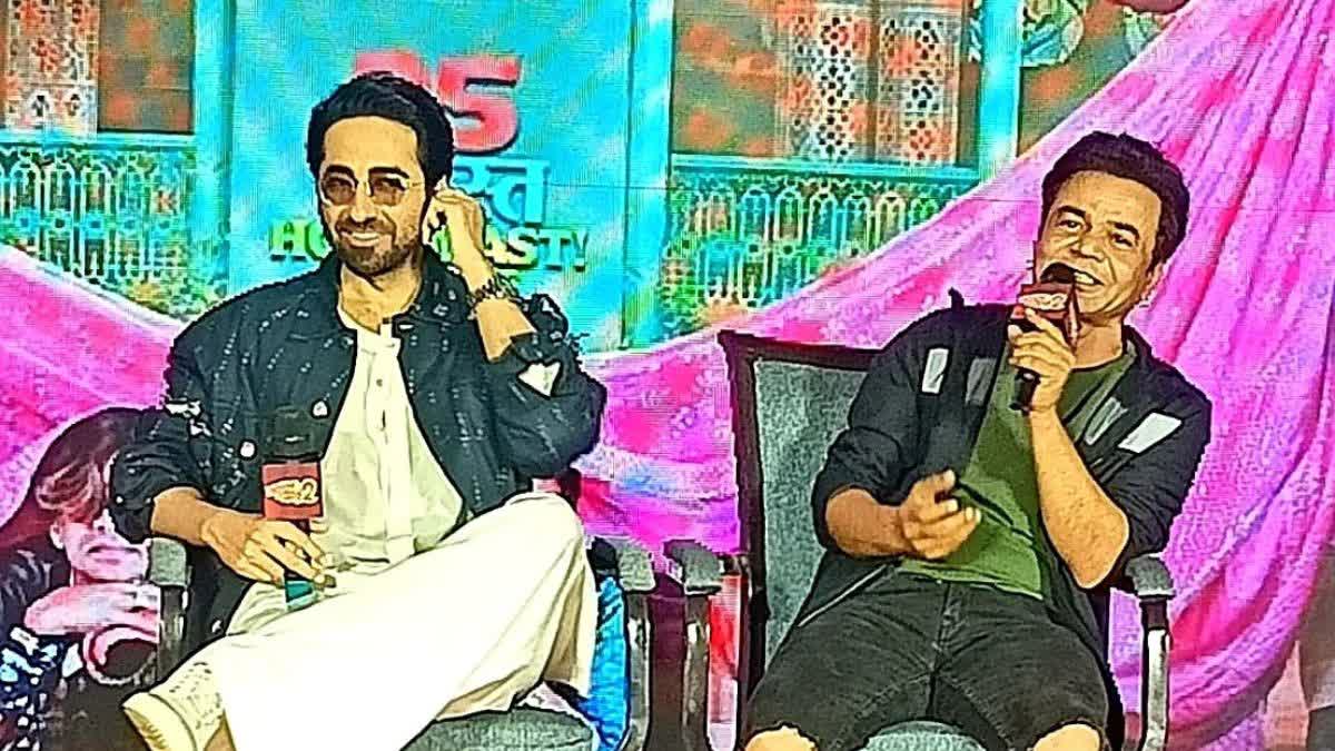 Ayushman Khurana and Rajpal Yadav reached Jaipur