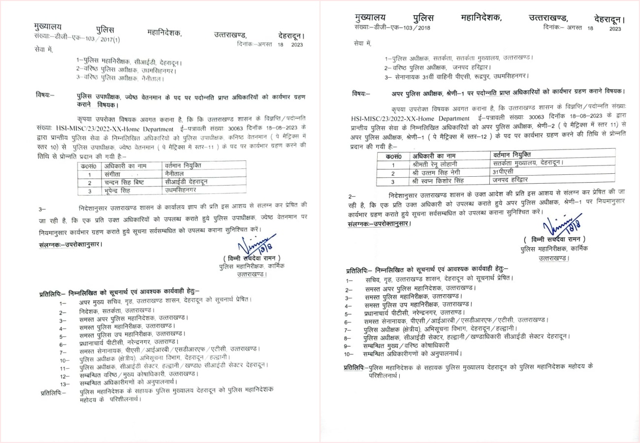 Promotion of 12 PPS officers