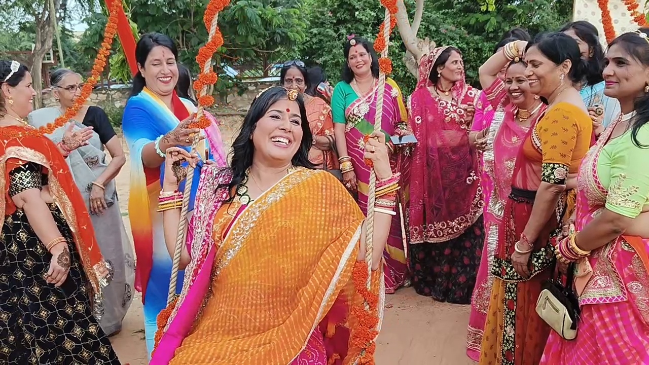 Teej Mata ki Sawari in Jaipur, Tourists gathered in big number for Teej festival