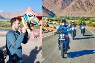Rahul rides his bike from Leh to Pangong lake, remembers his late father's words