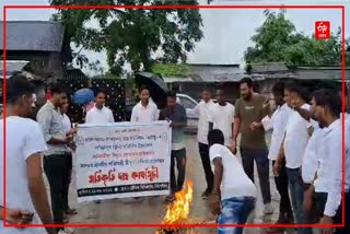 Minister Nandita Garlosa Effigy Burned