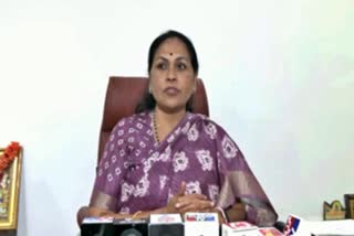 Union Minister Shobha Karandlaje spoke at a press conference.