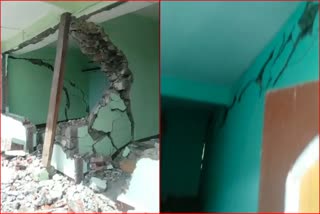 Several houses cracks in Rampur shimla