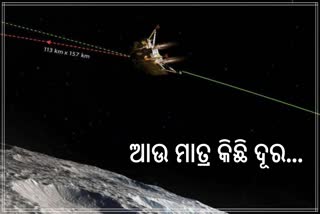 chandrayaan-3: ଚନ୍ଦ୍ରପୃଷ୍ଠରୁ ଆଉ ମାତ୍ର କିଛି ଦୂରରେ ଲ୍ୟାଣ୍ଡର, 23 ସଂଧ୍ୟାରେ ଲ୍ୟାଣ୍ଡିଂ !