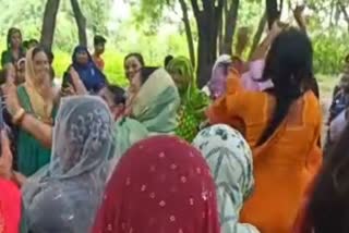 Womens celebrate Hariyali Teej in Greater Noida