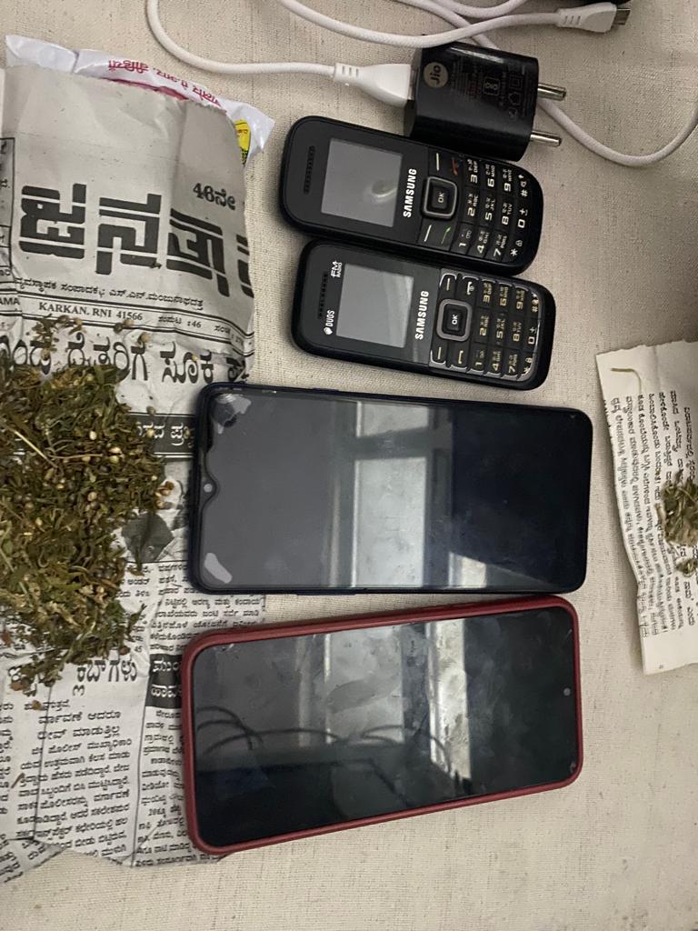 17 mobile phones, ganja, cigarettes were seized from the prisoners
