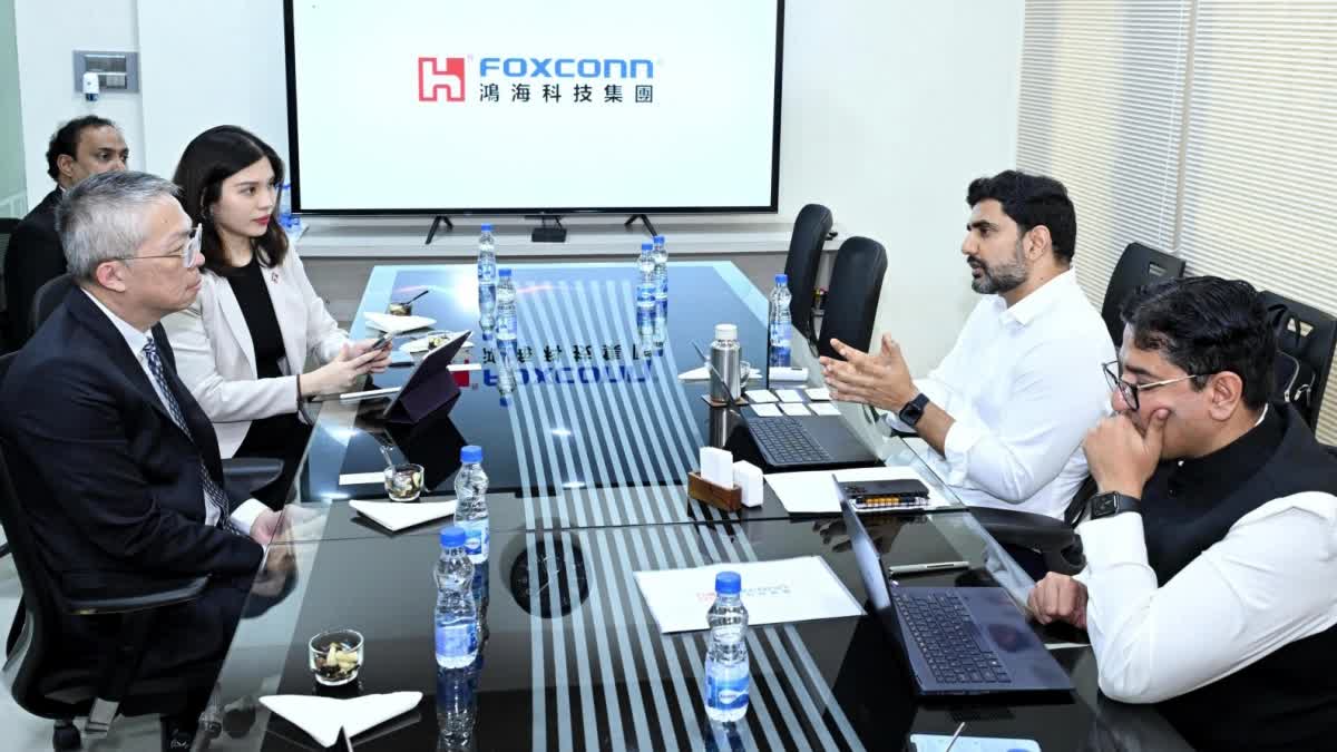 Foxconn Representatives Meet Minister Nara Lokesh