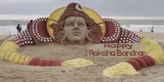 sand art rakhi