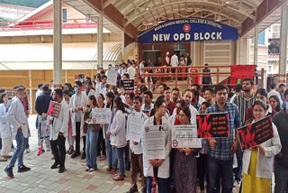 IGMC Doctors Protest in Shimla