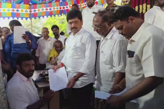 MINISTER RAVINDRARECEIVING REQUESTS