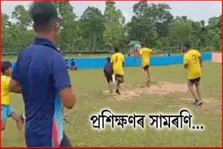 HANDBALL TRAINING IN JORHAT