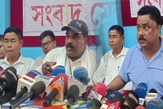 Ex ULFA press conference in Jorhat