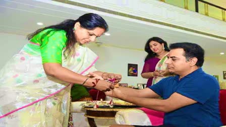 KTR Tweet on Kavitha Occasion on Raksha Bandhan