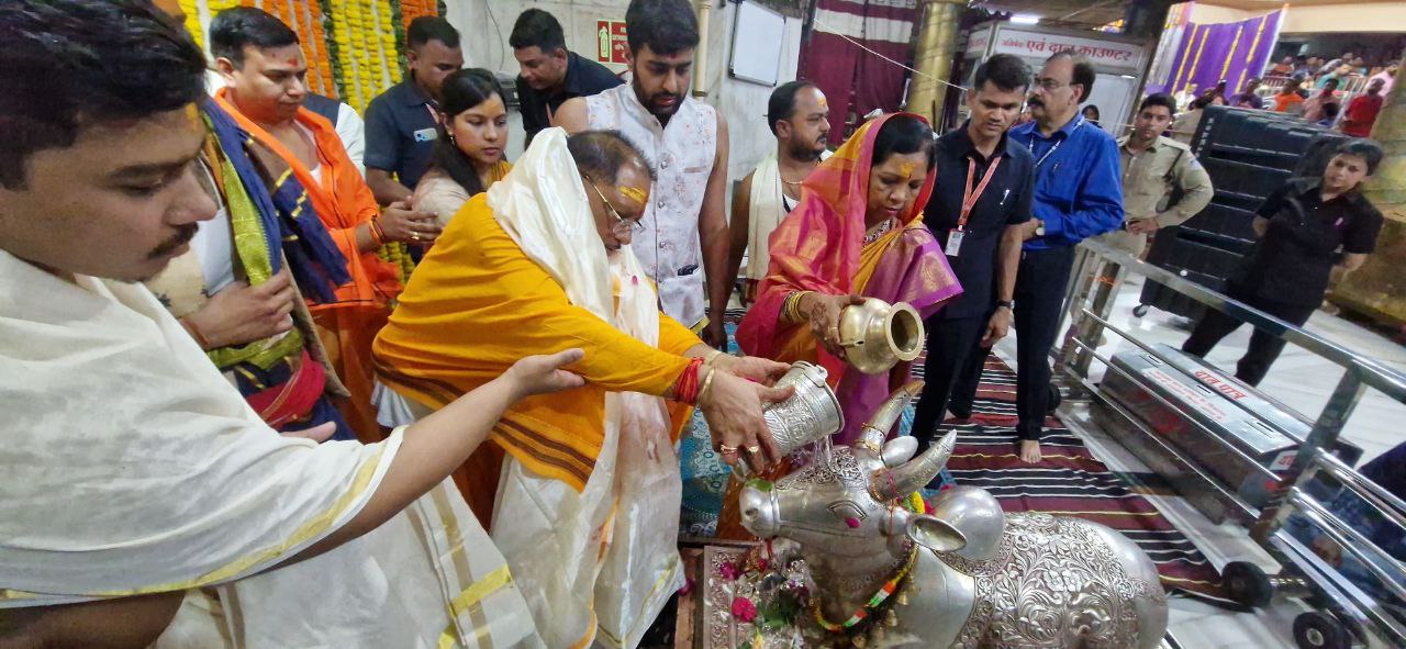 Vishnu Deo Sai Visit Mahakal Temple