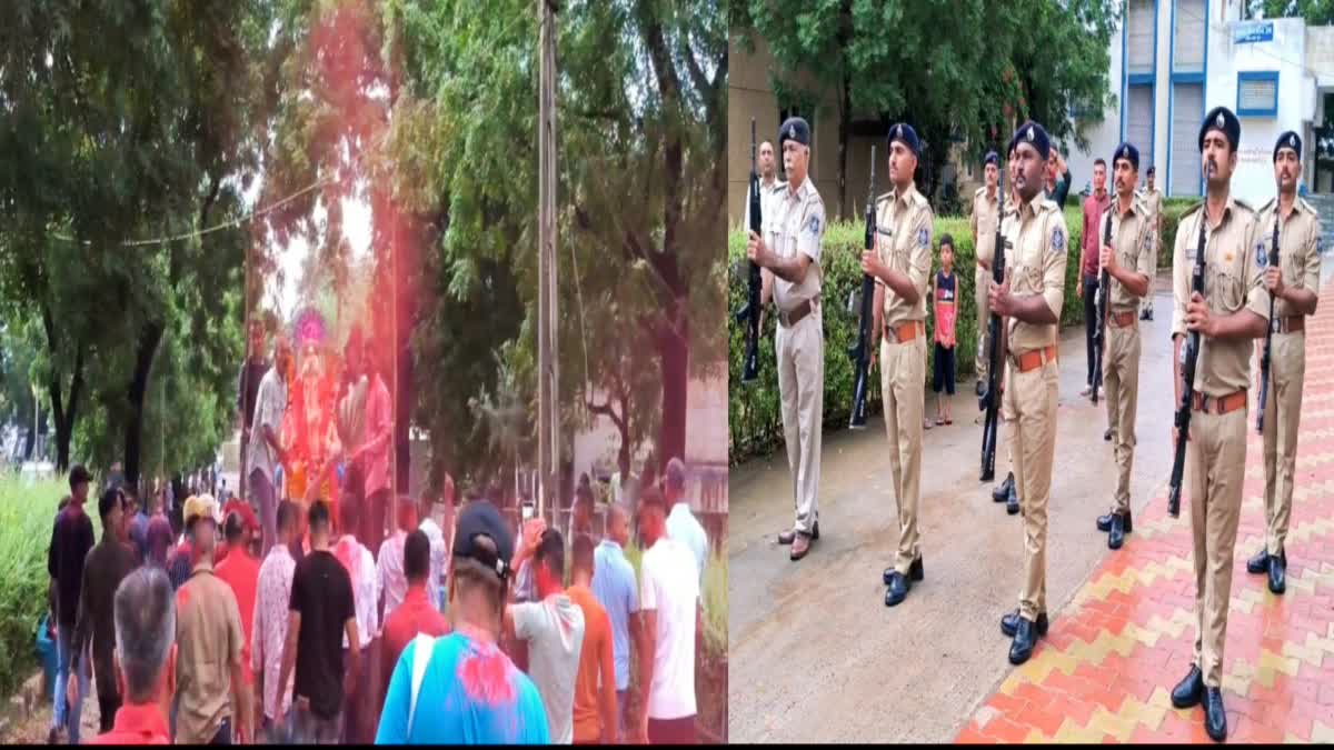 Rare Tradition : પશ્ચિમ કચ્છ પોલીસ દ્વારા ગણેશજીને ગાર્ડ ઓફ ઓનર આપી ગણેશોત્સવનો પ્રારંભ