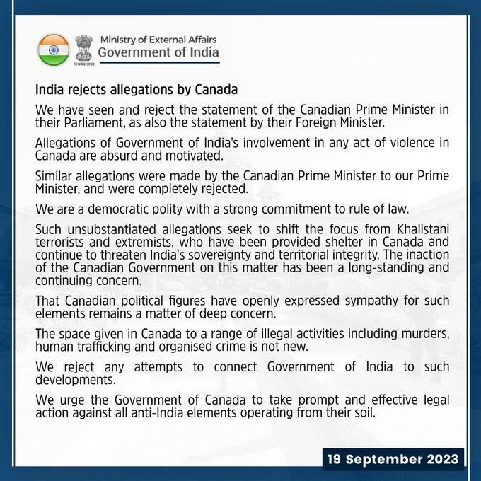 Canada Expels Indian Diplomat