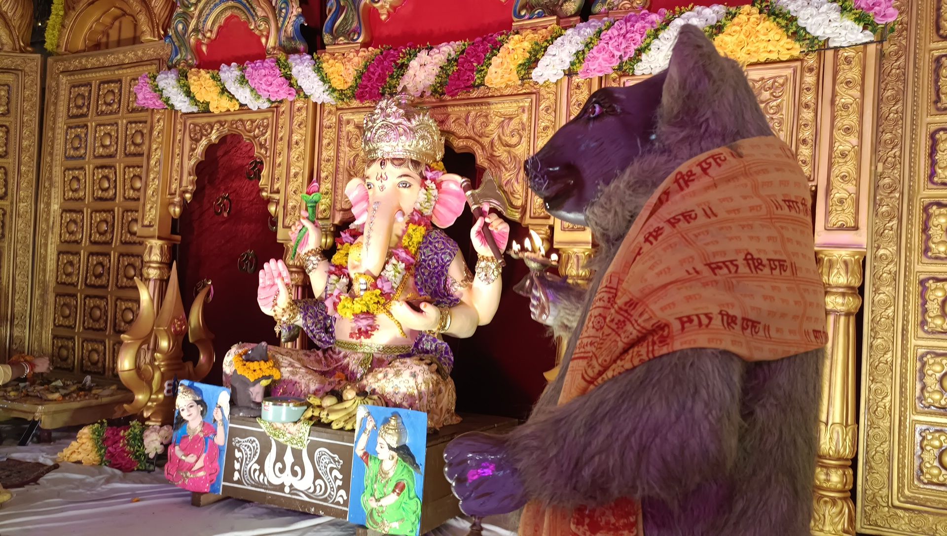 Ganpati sitting in Kankhal