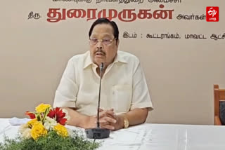 CWMA wont blindly direct water release  TN minister Durai Murugan  Durai Murugan on authority order  Cauvery Water Management Authority  CWMA ಕಣ್ಣುಮುಚ್ಚಿ ನೀರು ಬಿಡುಗಡೆಗೆ ನಿರ್ದೇಶನ ನೀಡಲ್ಲ  ಪ್ರಾಧಿಕಾರದ ಆದೇಶ ಬಗ್ಗೆ ತಮಿಳುನಾಡು ಸಚಿವ ಹೇಳಿದ್ದು  ಕಾವೇರಿ ನೀರು ನಿರ್ವಹಣಾ ಪ್ರಾಧಿಕಾರ  ತಮಿಳುನಾಡು ರಾಜ್ಯ ಸಚಿವ ದುರೈಮುರುಗನ್ ಬೇಸರ  15 ದಿನಗಳ ಕಾಲ 5 ಸಾವಿರ ಕ್ಯೂಸೆಕ್ ನೀರು  ಪ್ರಾಧಿಕಾರ ಆದೇಶಿಸಿದ ನೀರಿನ ಪ್ರಮಾಣ  ತಮಿಳುನಾಡು ಜಲಸಂಪನ್ಮೂಲ ಇಲಾಖೆ ಸಚಿವ