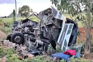 RTC_ bus_ Overturned_ In_ Prakasam_ District