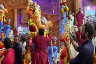 Ranbir Kapoor Celebrating ganesh chaturthi