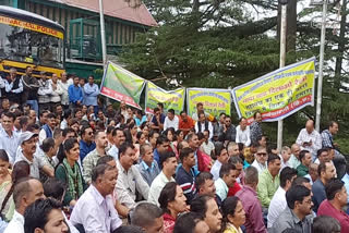 Shimla Employees Protest