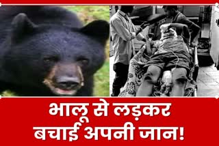 Young man saved his life after wild bear attack in Latehar