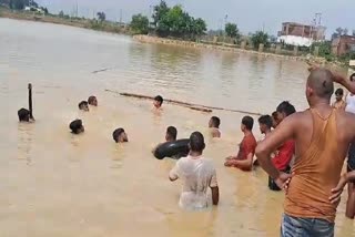 Etv Bharat Seven Girls Drowned in Water Bodies in Jharkhand  Girls Drowned in Jharkhand  Jharkhand Child Death  Jharkhand Water Body Accident  Jharkhand Karma Pooja Death  കർമ്മ പൂജ  ജാർഖണ്ഡ്  സാഹെബ്ഗഞ്ച് ജില്ല  ഗിരിധിഹ് ജില്ല