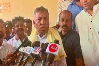 Minister KH Muniyappa spoke to the media.