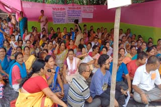 Protest at Sarthebari