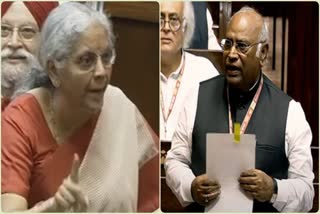 Kharge vs Sitharaman in Rajya Sabha over women reservation bill remarks