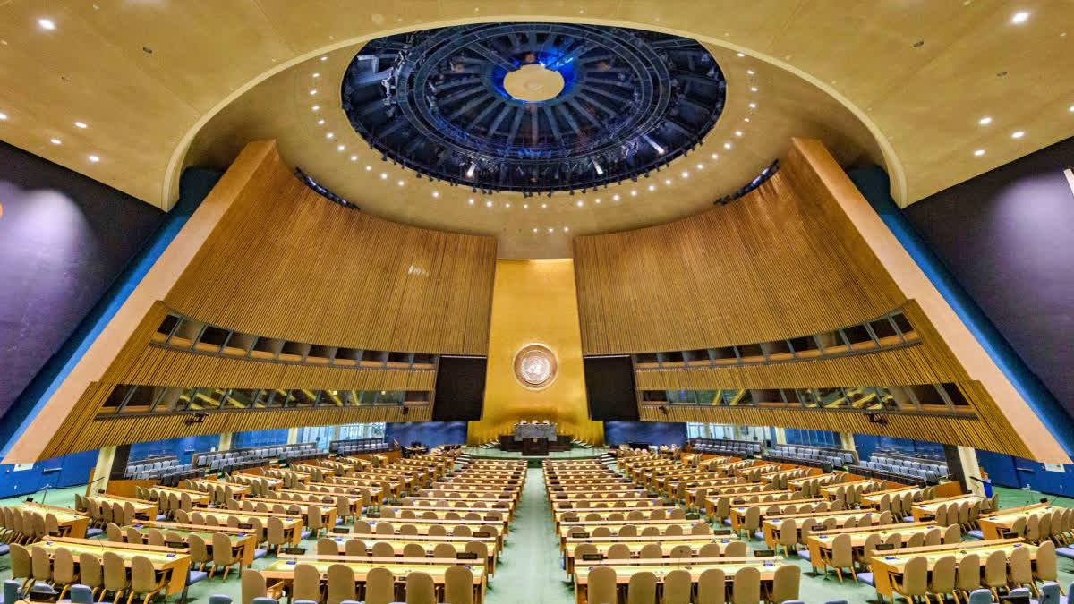 The UN General Assembly adopted a resolution calling for Israel to cease its unlawful presence in the Occupied Palestinian Territory within a year. India abstained, reiterating its commitment to peaceful resolution through dialogue. The resolution condemned Israel's actions and emphasised the need for accountability, as the humanitarian crisis in Gaza continues to escalate.