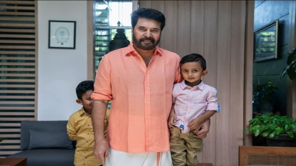 MAMMOOTTY  MAMMOOTTY WITH KIDS PHOTO VIRAL  മമ്മൂട്ടി  മമ്മൂട്ടി വൈറല്‍