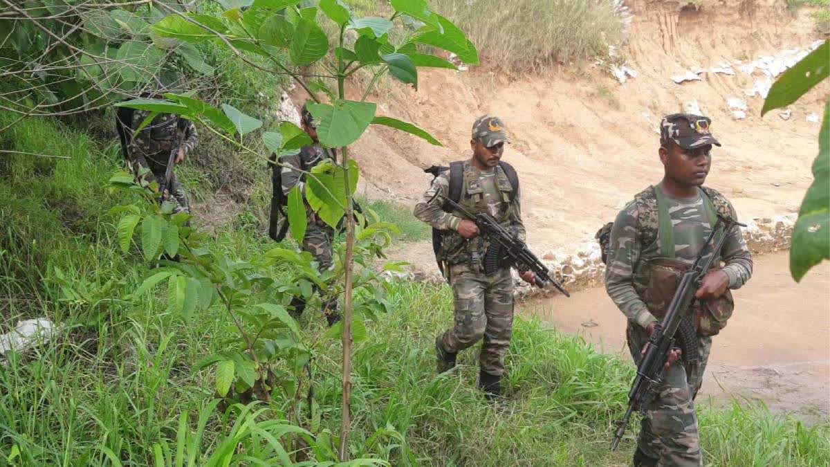 Security focres on a combing operation