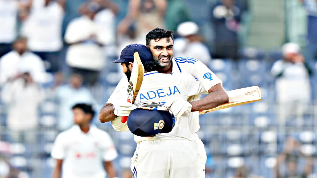 ASHWIN HITS CENTURY