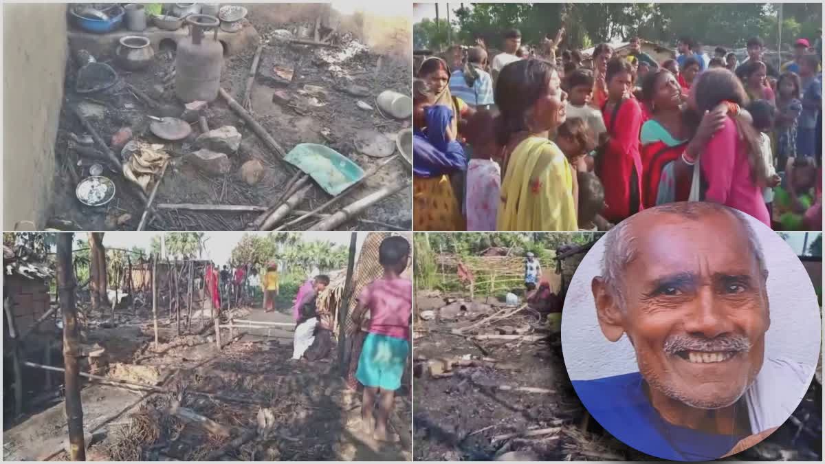 Dalit families Houses Set On Fire