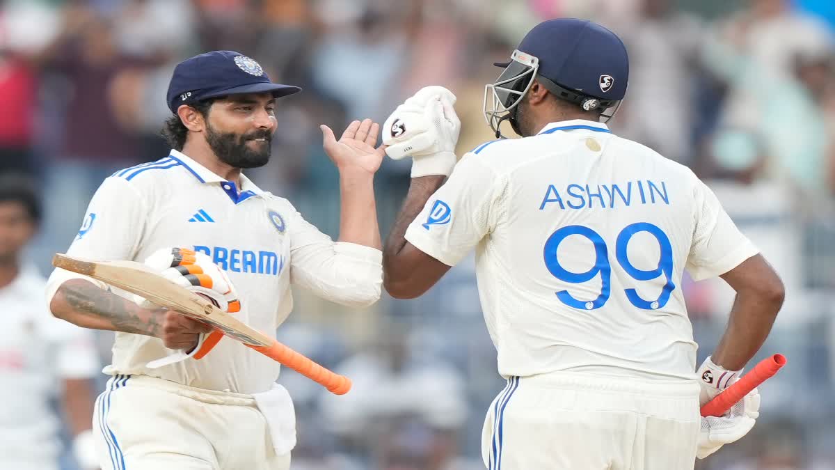 Ashwin Jadeja Partnership