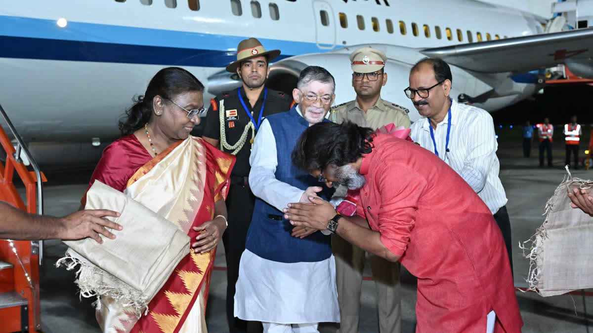 President Droupadi Murmu in Ranchi