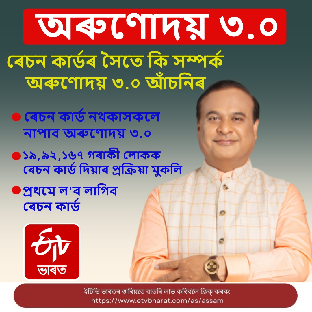 Regarding Orunodoi 3.0 scheme PC by CM Himanta Biswa Sarma