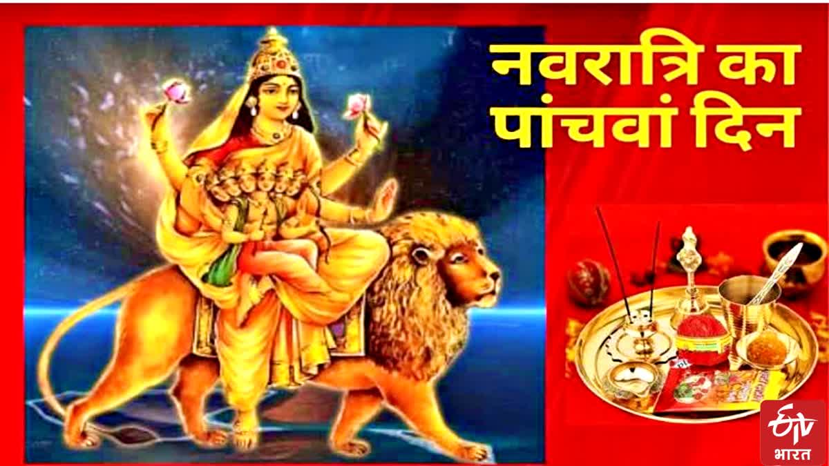 skandamata goddess . goddess skandamata  navratri day 5  navratri 5th day 19 october