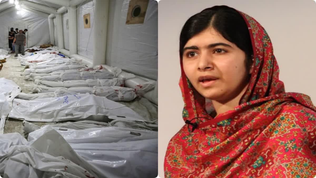 Gaza and Israel war  Malala Yousafzai Donates two and Half Crore  Donates two and Half Crore For Palestinians  ಕದನ ವಿರಾಮಕ್ಕೆ ಕರೆ ನೀಡಲು ಇಸ್ರೇಲ್ ಸರ್ಕಾರಕ್ಕೆ ಮನವಿ  ಮೂರು ದತ್ತಿ ಸಂಸ್ಥೆಗಳಿಗೆ ದೇಣಿಗೆ  ಗಾಜಾ ಮತ್ತು ಇಸ್ರೇಲ್ ನಡುವೆ ನಡೆಯುತ್ತಿರುವ ಯುದ್ಧ  ನೊಬೆಲ್ ಶಾಂತಿ ಪ್ರಶಸ್ತಿ ವಿಜೇತೆ ಮಲಾಲಾ  ಗಾಜಾದ ಅಲ್ ಅಹ್ಲಿ ಆಸ್ಪತ್ರೆಯ ಮೇಲೆ ನಡೆದ ರಾಕೆಟ್ ದಾಳಿ  ನೊಬೆಲ್ ಪ್ರಶಸ್ತಿ ಪುರಸ್ಕೃತೆ ಮಲಾಲಾ ಯೂಸುಫ್‌ಜಾಯ್ ವಿಷಾದ  ವಿಡಿಯೋ ಸಂದೇಶವನ್ನು ಬಿಡುಗಡೆ  ಕದನ ವಿರಾಮಕ್ಕೆ ಕರೆ ನೀಡುವಂತೆ ಮನವಿ ಮಾಡಿರುವ ಮಲಾಲಾ  Gaza and Israel war  Malala Yousafzai Donates two and Half Crore  Donates two and Half Crore For Palestinians  ಕದನ ವಿರಾಮಕ್ಕೆ ಕರೆ ನೀಡಲು ಇಸ್ರೇಲ್ ಸರ್ಕಾರಕ್ಕೆ ಮನವಿ  ಮೂರು ದತ್ತಿ ಸಂಸ್ಥೆಗಳಿಗೆ ದೇಣಿಗೆ  ಗಾಜಾ ಮತ್ತು ಇಸ್ರೇಲ್ ನಡುವೆ ನಡೆಯುತ್ತಿರುವ ಯುದ್ಧ  ನೊಬೆಲ್ ಶಾಂತಿ ಪ್ರಶಸ್ತಿ ವಿಜೇತೆ ಮಲಾಲಾ  ಗಾಜಾದ ಅಲ್ ಅಹ್ಲಿ ಆಸ್ಪತ್ರೆಯ ಮೇಲೆ ನಡೆದ ರಾಕೆಟ್ ದಾಳಿ  ನೊಬೆಲ್ ಪ್ರಶಸ್ತಿ ಪುರಸ್ಕೃತೆ ಮಲಾಲಾ ಯೂಸುಫ್‌ಜಾಯ್ ವಿಷಾದ  ವಿಡಿಯೋ ಸಂದೇಶವನ್ನು ಬಿಡುಗಡೆ  ಕದನ ವಿರಾಮಕ್ಕೆ ಕರೆ ನೀಡುವಂತೆ ಮನವಿ ಮಾಡಿರುವ ಮಲಾಲಾ