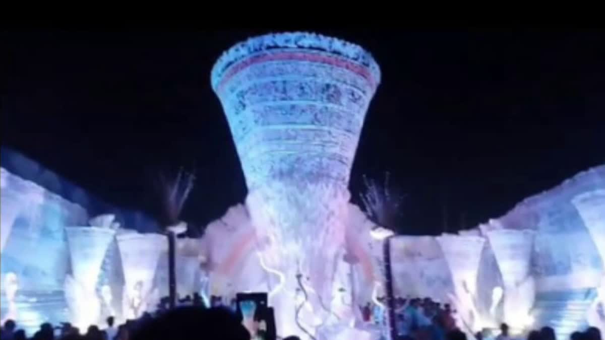 Dhanbad Katras GNM Durga Puja pandal