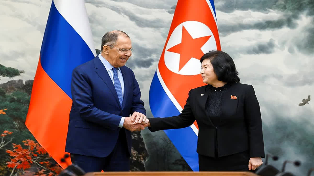 Russian, North Korean foreign ministers meet amid Western suspicions about weapons transfers