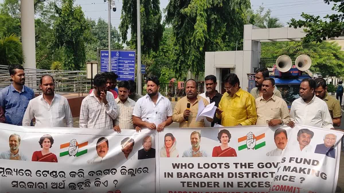 congress stage protest