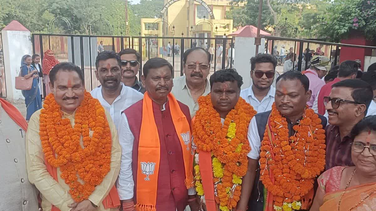 BJP Candidates Filed Nominations From Kanker
