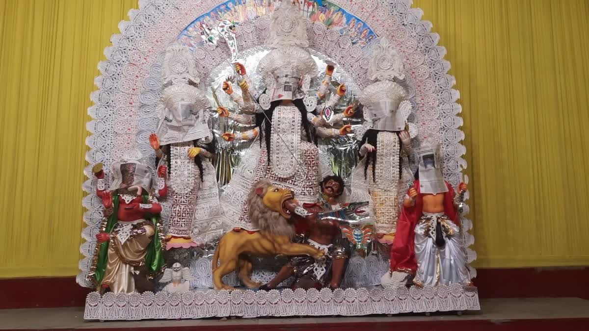 काली मंदिर में नवरात्रि की भव्य तैयारी