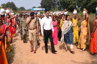 Collector SP Reached Balod For Election Campaign
