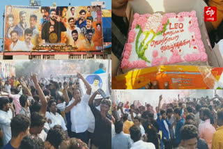 leo movie release fans celebration