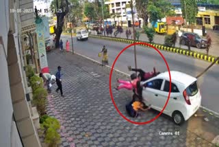 mangalore car accident Viral Video