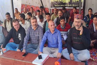 Employees strike in Mandi