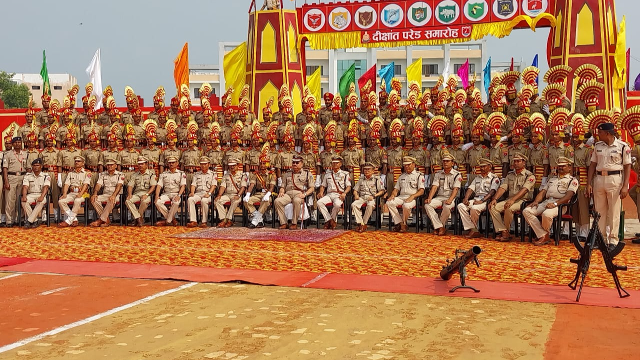 Passing out parade at Supaul